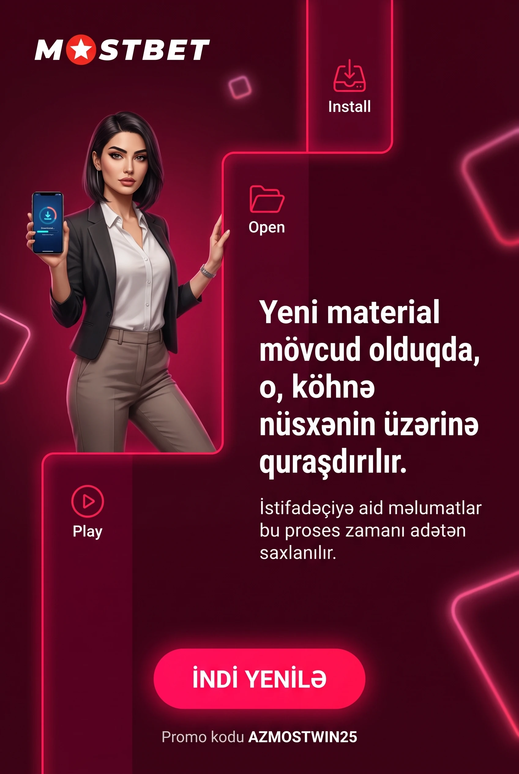 Tətbiqin yenilənməsi