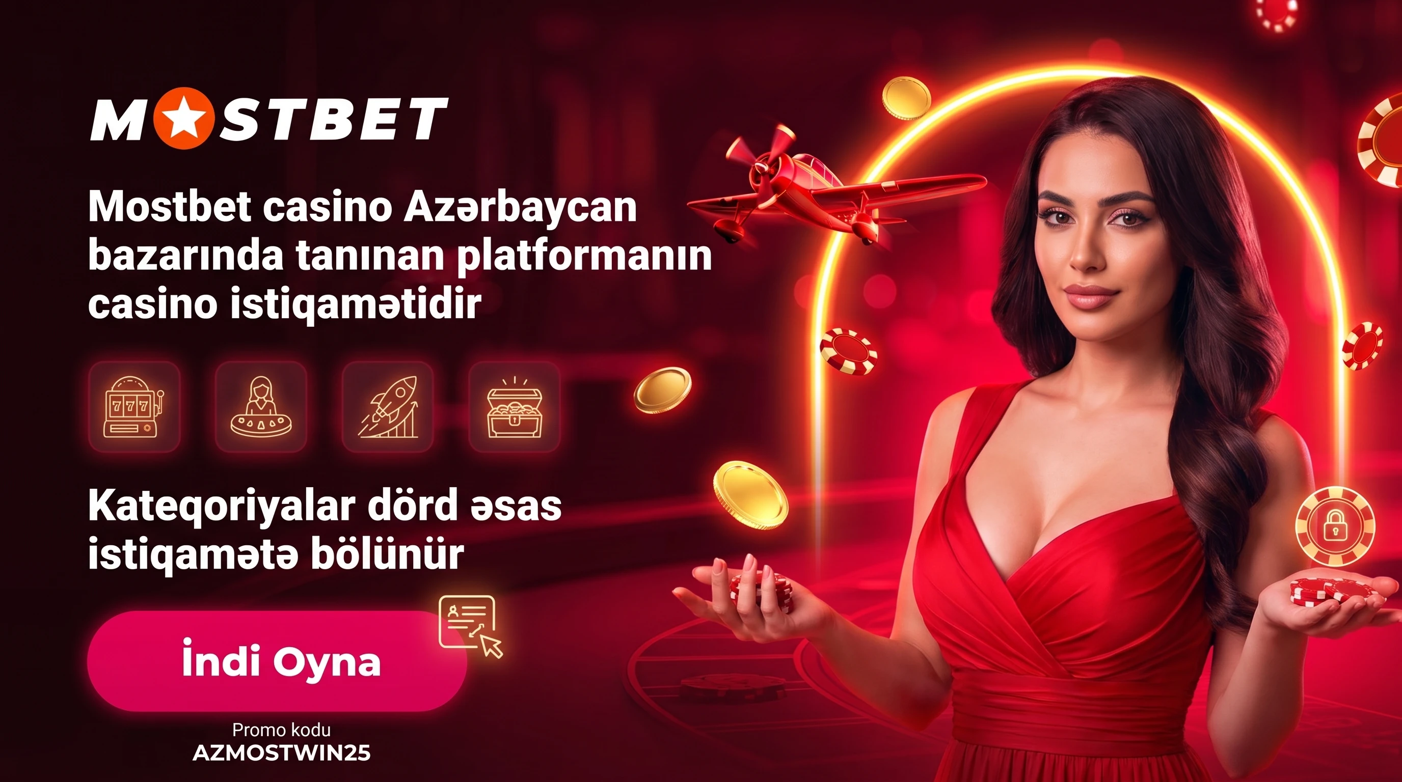 Mostbet casino kazino oyunları və bölmələri