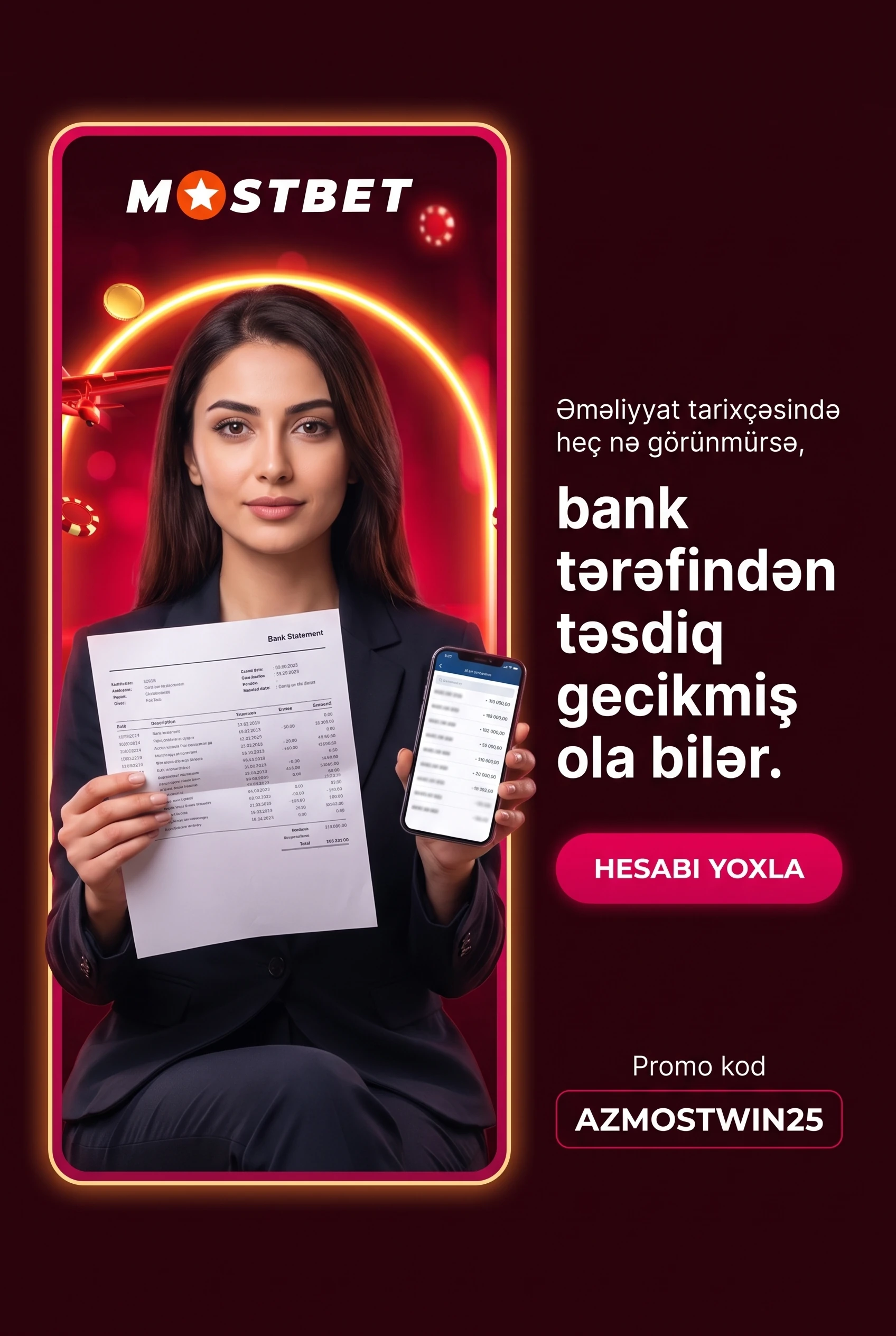 Depozit hesaba düşməyib