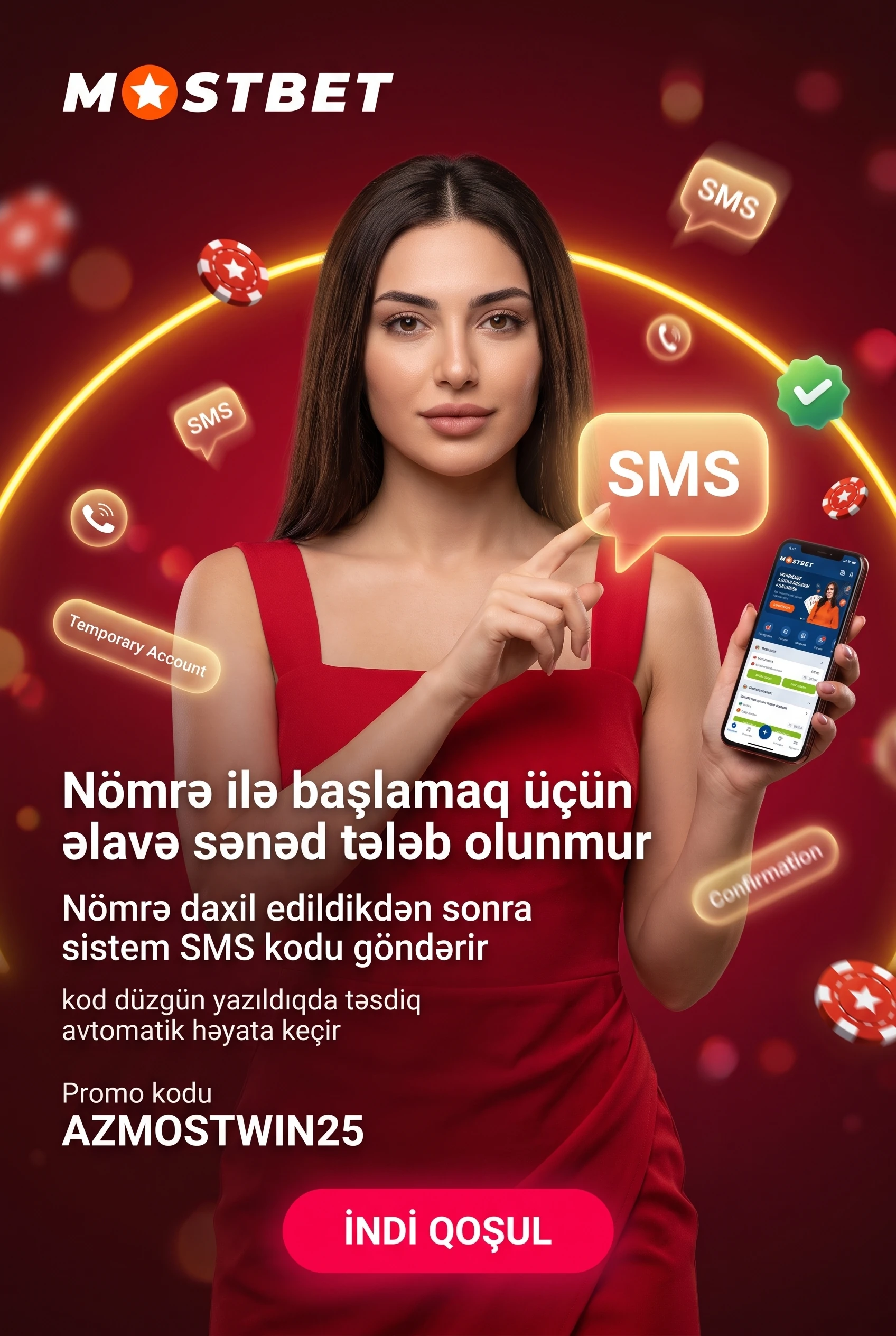 Mostbet telefon nömrəsi ilə qeydiyyat