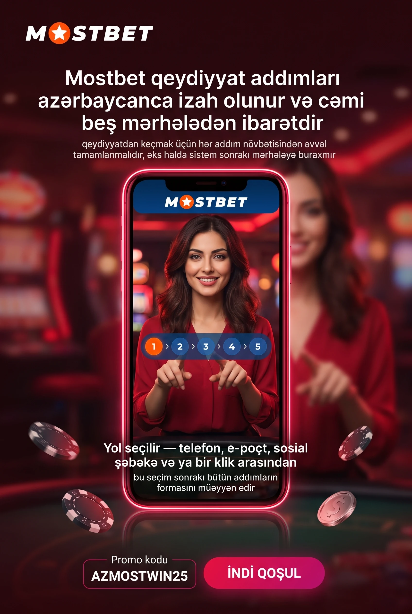 Hesabın addım-addım yaradılması